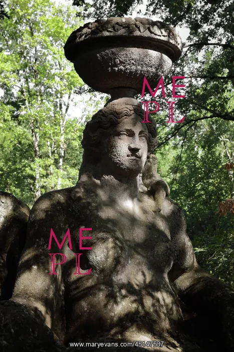 : Statue of Ceres, Garden of Bomarzo, Bomarzo, Lazio, Italy : Statue of Ceres, Garden of Bomarzo, Bomarzo, Lazio, Italy