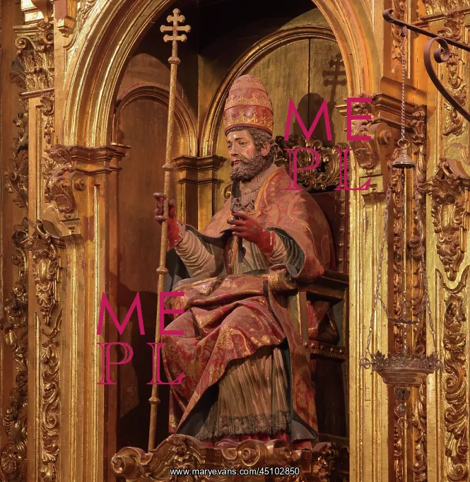 : Statue, Church of the Tabernacle, Granada, Andalusia, Spain : Statue, Church of the Tabernacle, Granada, Andalusia, Spain