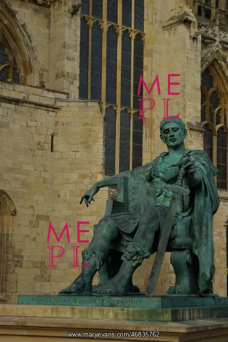 : Statue of Constantine, York Minster, York : Statue of Constantine, York Minster, York