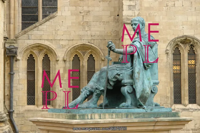  : Statue of Constantine, York Minster, York