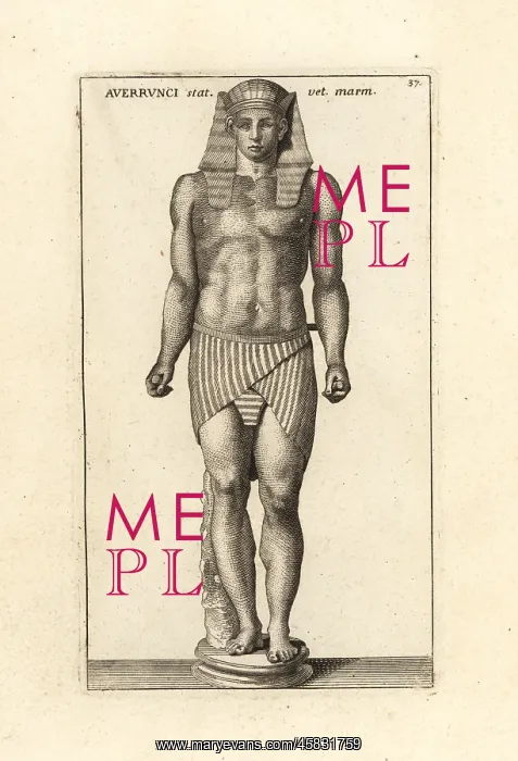 : Statue of a deity known as Averrunci to the Romans : Statue of a deity known as Averrunci to the Romans