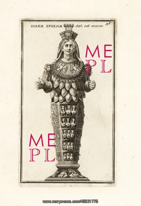 : Statue of Diana of Ephesus or Artemis of Ephesus : Statue of Diana of Ephesus or Artemis of Ephesus