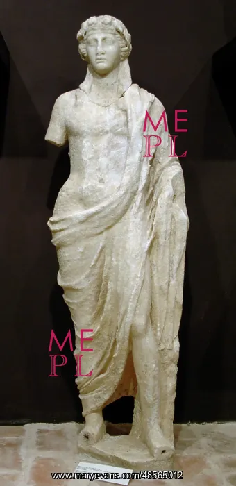 : Statue of Dionysus, god of wine : Statue of Dionysus, god of wine