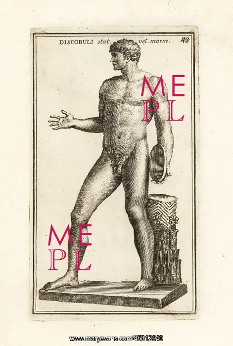 : Statue of the Discophoros by Polyclitus : Statue of the Discophoros by Polyclitus