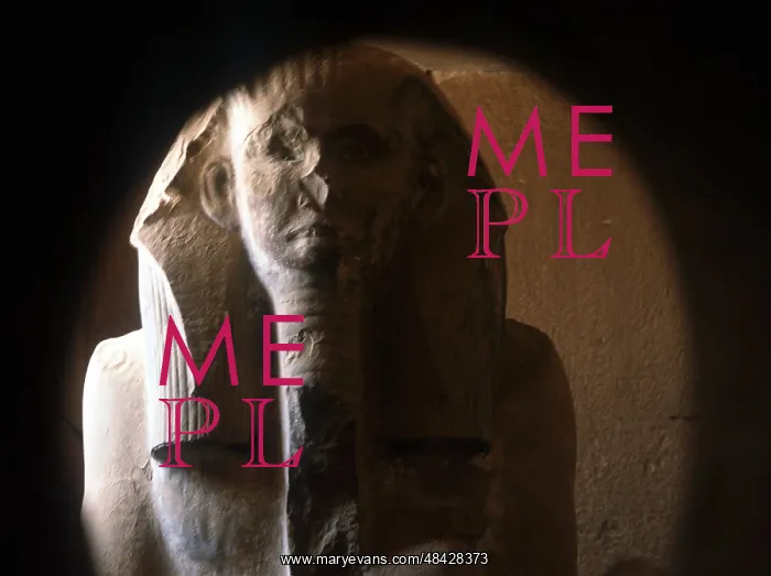  : Statue of Djoser (Zoser) 2nd king of 3rd Dynasty