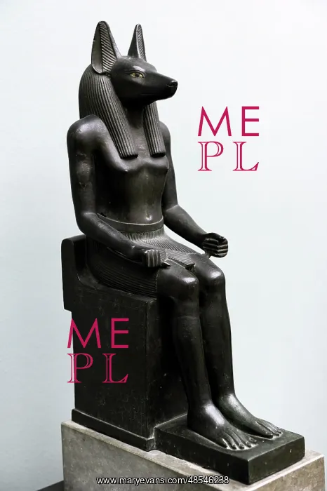 : Statue of egyptian God Anubis : Statue of egyptian God Anubis