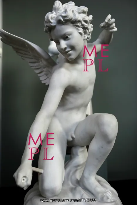 : Statue of Eros by Laurent-Honor?@ Marqueste : Statue of Eros by Laurent-Honor?@ Marqueste
