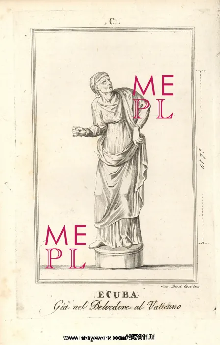 : Statue of Hecuba, queen of Troy : Statue of Hecuba, queen of Troy