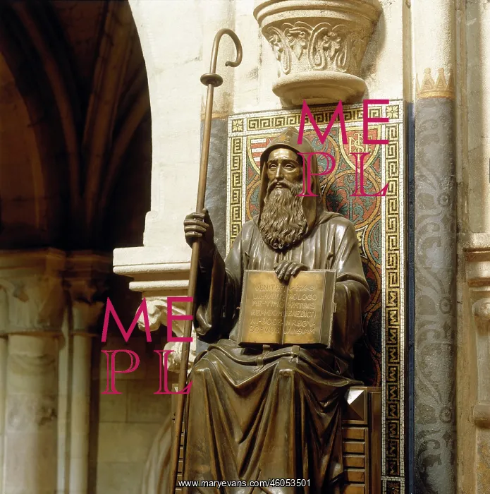 : Statue of the hl. Benedict in the church of Pannonhalma : Statue of the hl. Benedict in the church of Pannonhalma