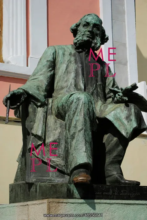 : Statue of Ivan Aivazovsky (1817-1900). Feodosiya. Ukraine : Statue of Ivan Aivazovsky (1817-1900). Feodosiya. Ukraine