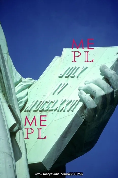 : Statue of Liberty Close-Up of Left Hand Holding Tablet : Statue of Liberty Close-Up of Left Hand Holding Tablet