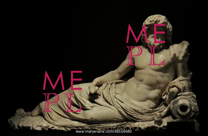 : Statue of Oceanus. Marble. 2nd century AD : Statue of Oceanus. Marble. 2nd century AD
