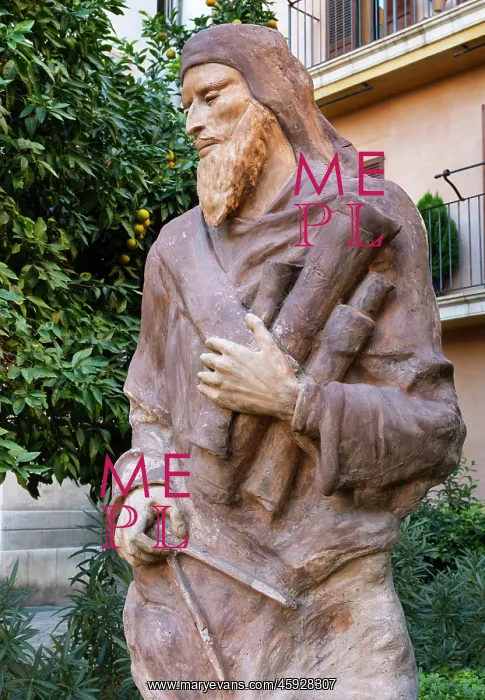 : Statue, Palma de Mallorca, Mallorca, Balearic Islands, Spain : Statue, Palma de Mallorca, Mallorca, Balearic Islands, Spain
