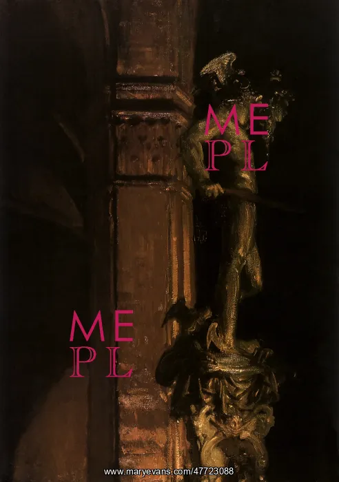  : Statue of Perseus by Night, by Singer Sargent