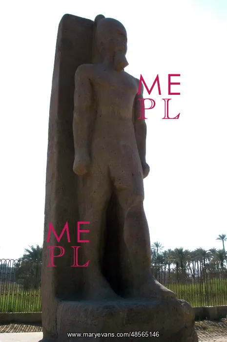 : Statue of Pharaoh Ramses II. Memphis. Egypt : Statue of Pharaoh Ramses II. Memphis. Egypt