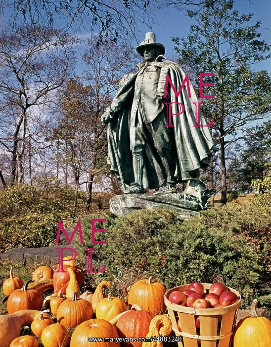 : Statue Of The Pilgrim By Augustus : Statue Of The Pilgrim By Augustus