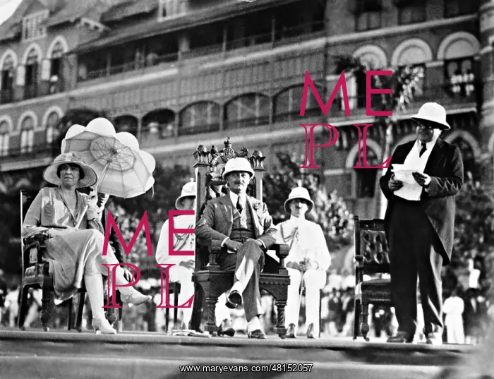 : Statue of the Prince of Wales is unveiled, 1928 : Statue of the Prince of Wales is unveiled, 1928