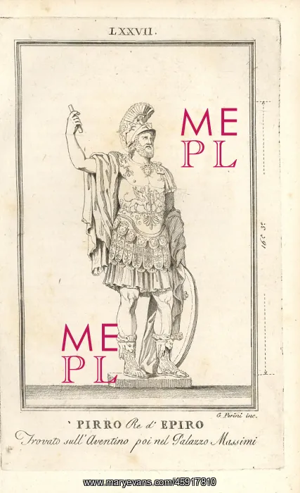 : Statue of Pyrrhus, King of Epirus : Statue of Pyrrhus, King of Epirus