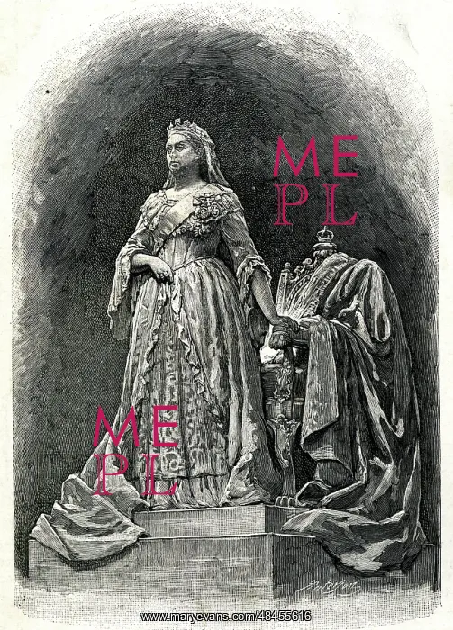 : Statue of Queen Victoria by Count Gleichen : Statue of Queen Victoria by Count Gleichen