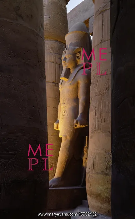 : Statue of Ramesses II, Luxor Temple, Luxor, Egypt : Statue of Ramesses II, Luxor Temple, Luxor, Egypt