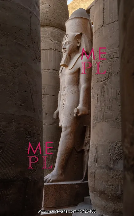 : Statue of Ramesses II, Luxor Temple, Luxor, Egypt : Statue of Ramesses II, Luxor Temple, Luxor, Egypt
