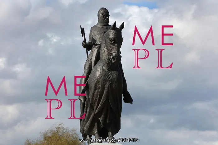 : Statue of Robert the Bruce, Bannockburn battlefield : Statue of Robert the Bruce, Bannockburn battlefield