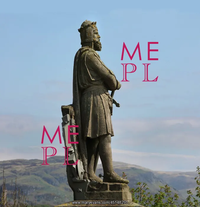 : Statue of Robert the Bruce, Stirling Castle, Stirling : Statue of Robert the Bruce, Stirling Castle, Stirling