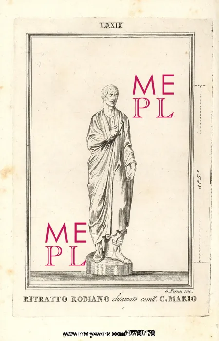 : Statue of a Roman, believed to be Caius Marius : Statue of a Roman, believed to be Caius Marius