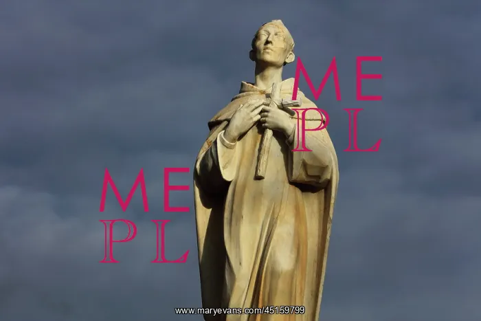 : Statue of San Juan de la Cruz, Ubeda, Jaen, Andalusia, Spain : Statue of San Juan de la Cruz, Ubeda, Jaen, Andalusia, Spain