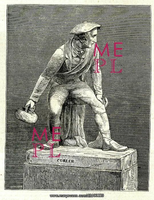  : Statue of a Scottish Curler