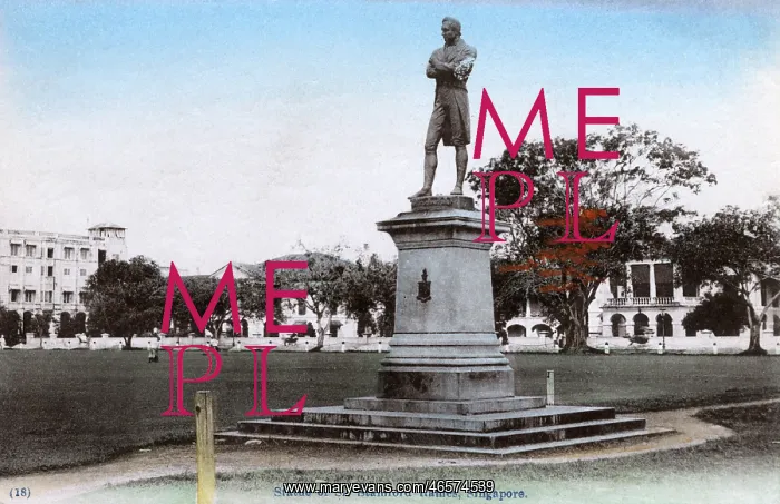 : Statue of Sir Stamford Raffles, Singapore : Statue of Sir Stamford Raffles, Singapore