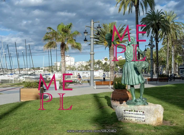 : Statue, Sitges, Catalonia, Spain : Statue, Sitges, Catalonia, Spain