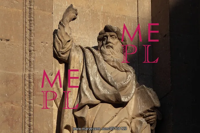 : Statue of St Paul, Cathedral of the Incarnation : Statue of St Paul, Cathedral of the Incarnation