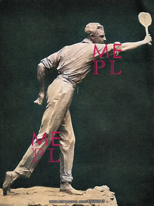 : Statue of the tennis player, Anthony Wilding : Statue of the tennis player, Anthony Wilding