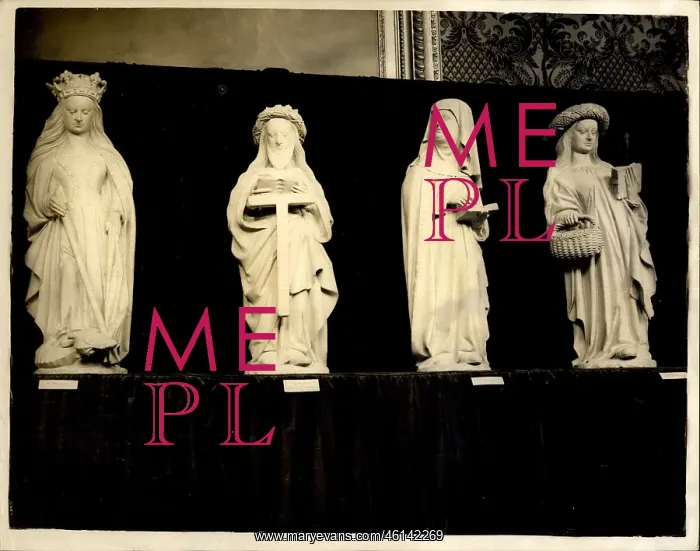 : Statues on display from Westminster Abbey, London : Statues on display from Westminster Abbey, London