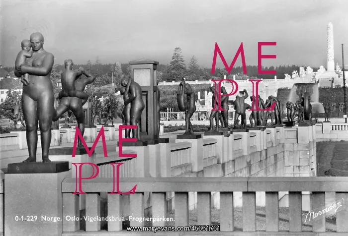: Statues in the Frognerpark, Oslo, Norway : Statues in the Frognerpark, Oslo, Norway