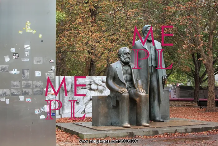: Statues of Marx and Engels, Marx Engels Forum : Statues of Marx and Engels, Marx Engels Forum