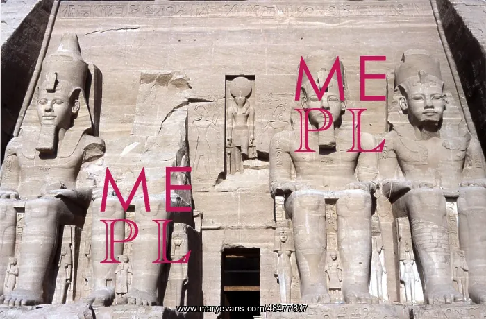 : Statues of Rameses II, ruler of Egypt circa 1304-c1273 : Statues of Rameses II, ruler of Egypt circa 1304-c1273