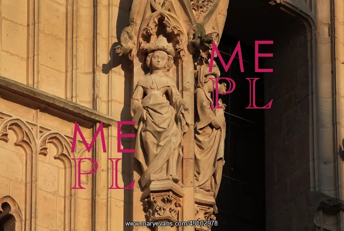 : Statues, Tour de Beurre, Rouen Cathedral, Normandy, France : Statues, Tour de Beurre, Rouen Cathedral, Normandy, France