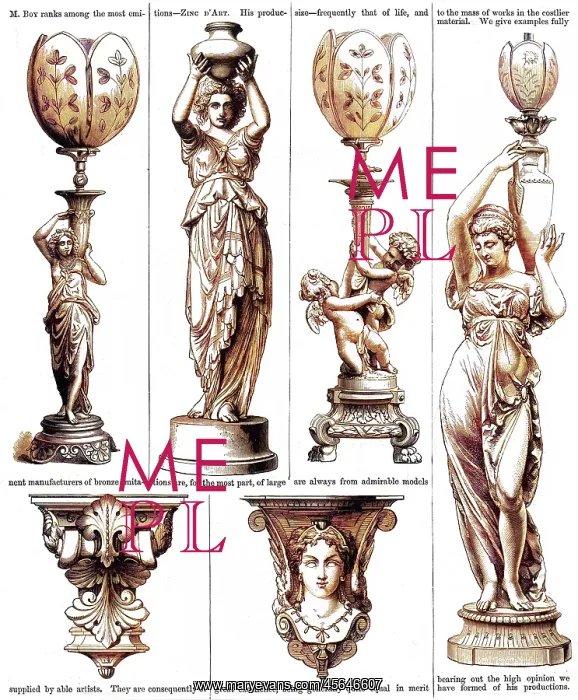  : STATUESQUE OIL LAMPS
