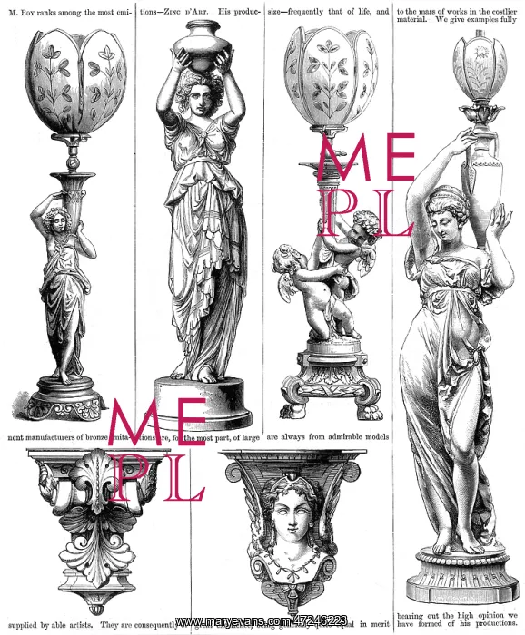  : STATUESQUE OIL LAMPS