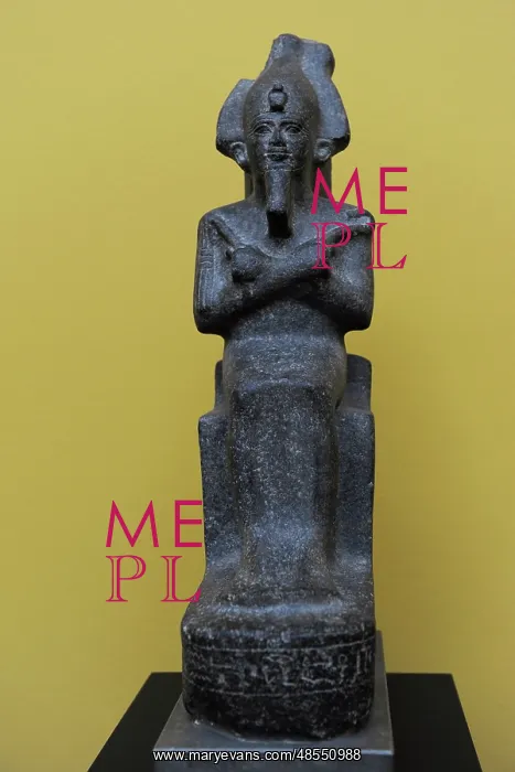 : Statuette of Osiris. Granite. Third Intermediate Period. Eg : Statuette of Osiris. Granite. Third Intermediate Period. Eg