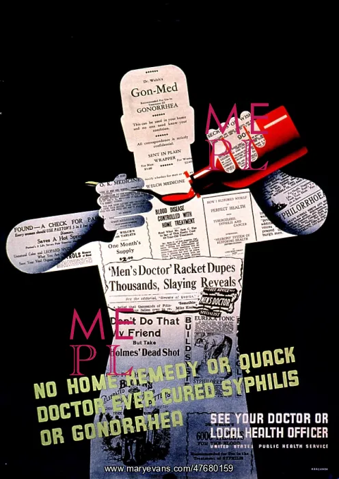 : STD Poster, No Home Remedy Ever Cured Syphilis : STD Poster, No Home Remedy Ever Cured Syphilis