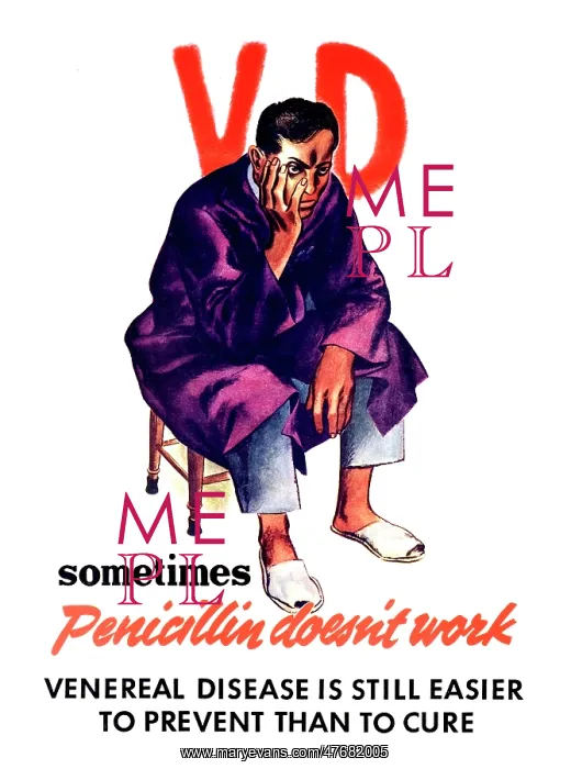: STD Poster, Sometimes Penicillin Doesn't Work : STD Poster, Sometimes Penicillin Doesn't Work