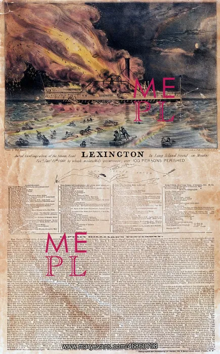 : Steam Boat Lexington Fire : Steam Boat Lexington Fire