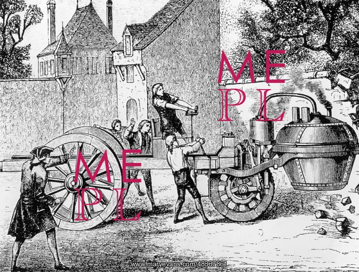 : Steam car of Nicholas Cugnot, 1769 : Steam car of Nicholas Cugnot, 1769