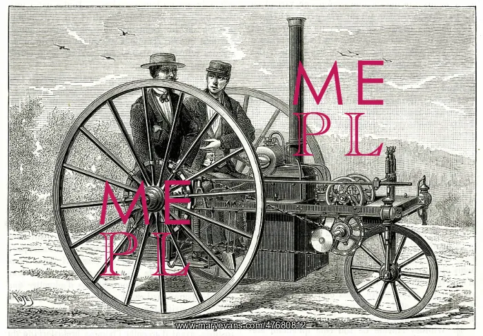  : Steam carriage, Palmer system 1886