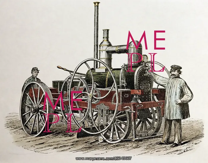 : Steam digging machine : Steam digging machine