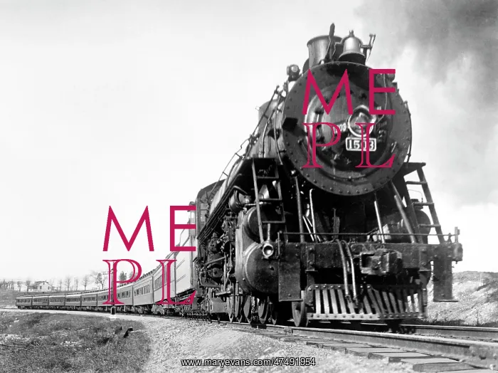 : A steam engine on the American railway rounding a curve : A steam engine on the American railway rounding a curve