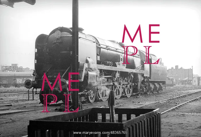 : Steam engine in Nine Elms Loco Yard : Steam engine in Nine Elms Loco Yard